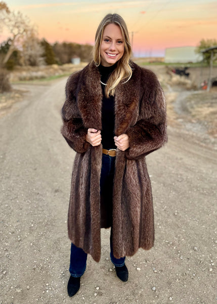 Sz XL Genuine Raccoon Coat – Dakota Darling