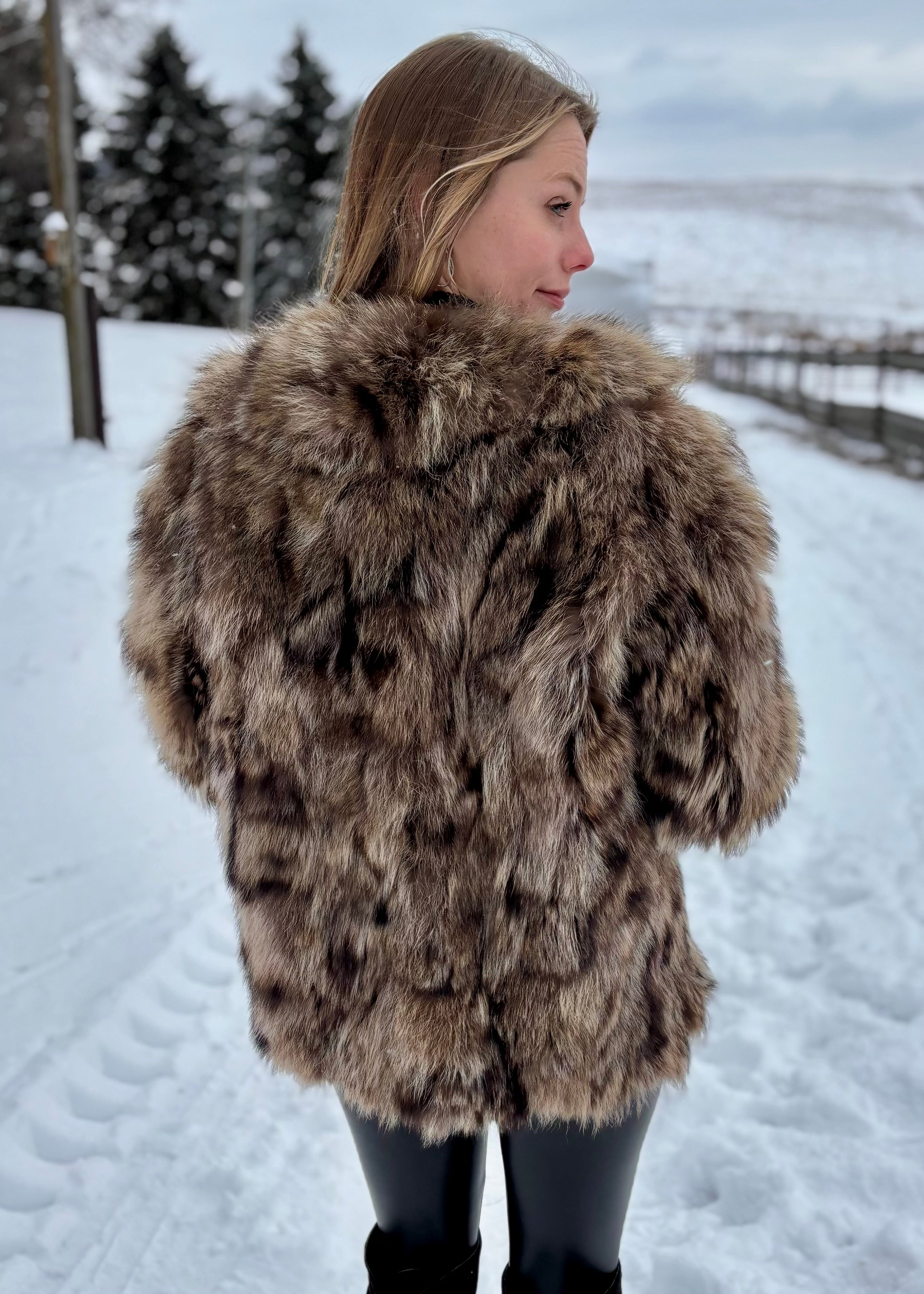 Sz M Genuine Raccoon Jacket – Dakota Darling