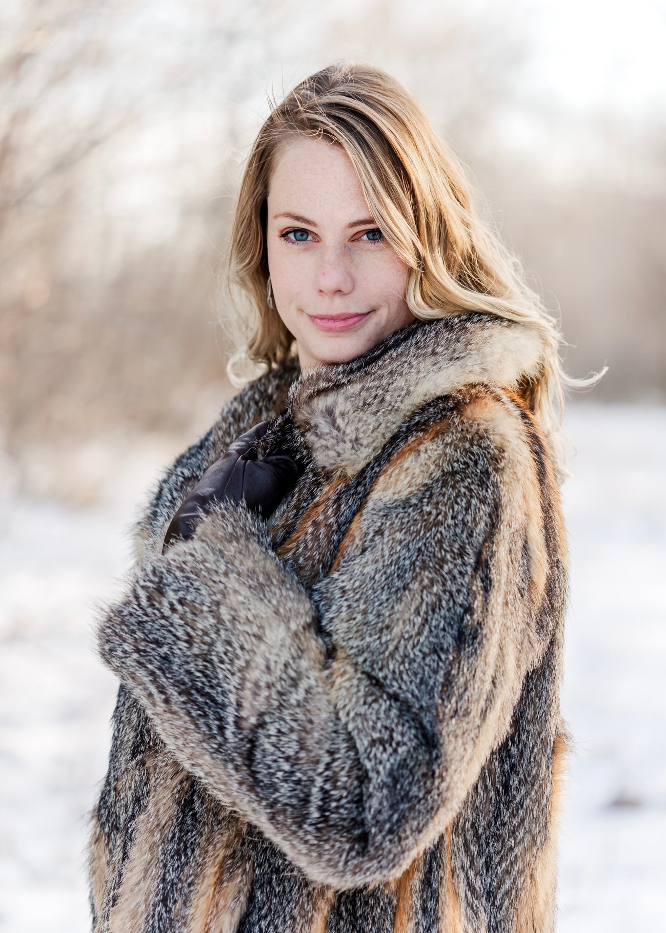 Sz M Genuine Fox Coat – Dakota Darling Furs